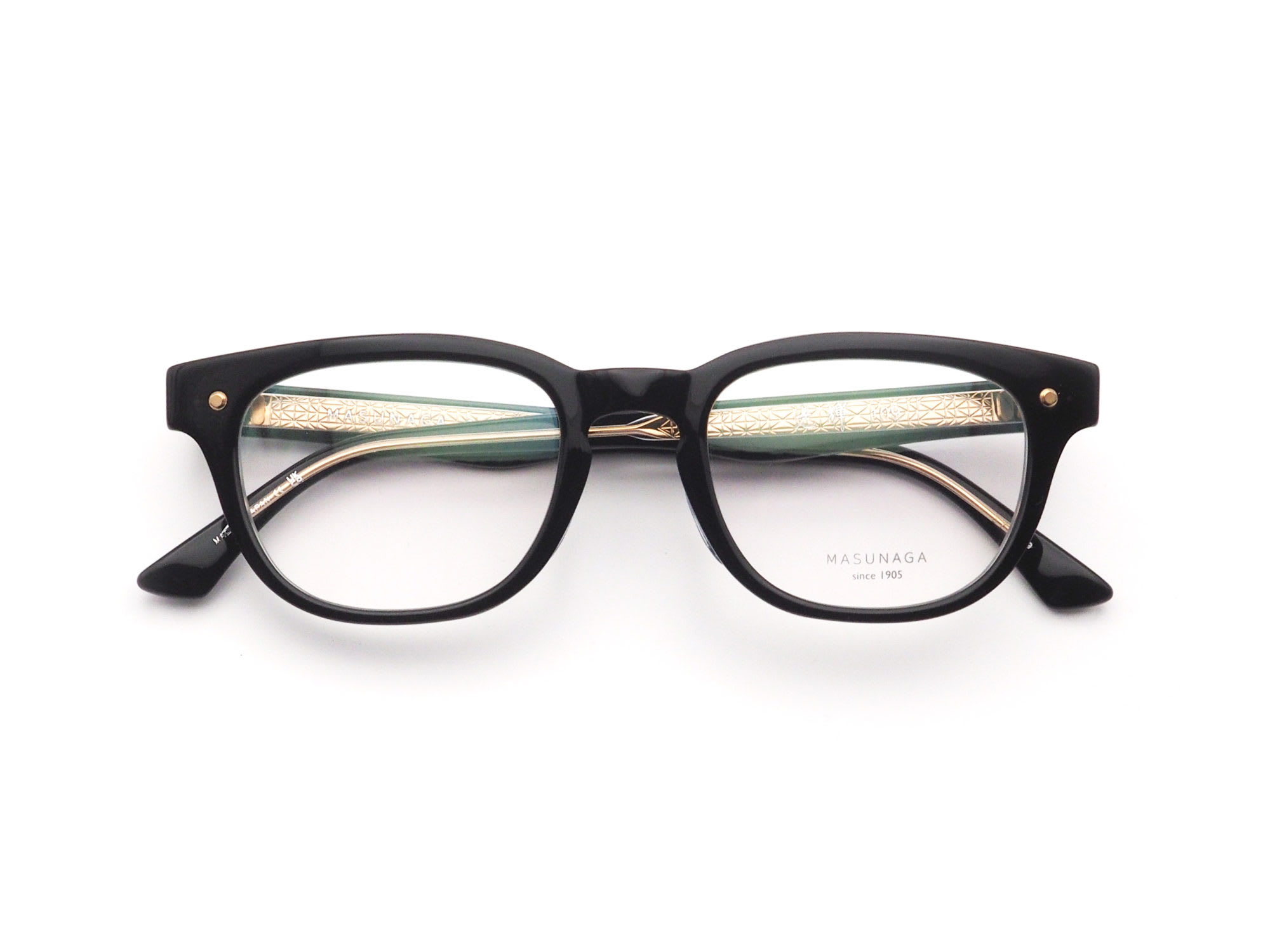 MASUNAGA since1905 光輝109 col.♯19 BK 日本製眼鏡フレーム