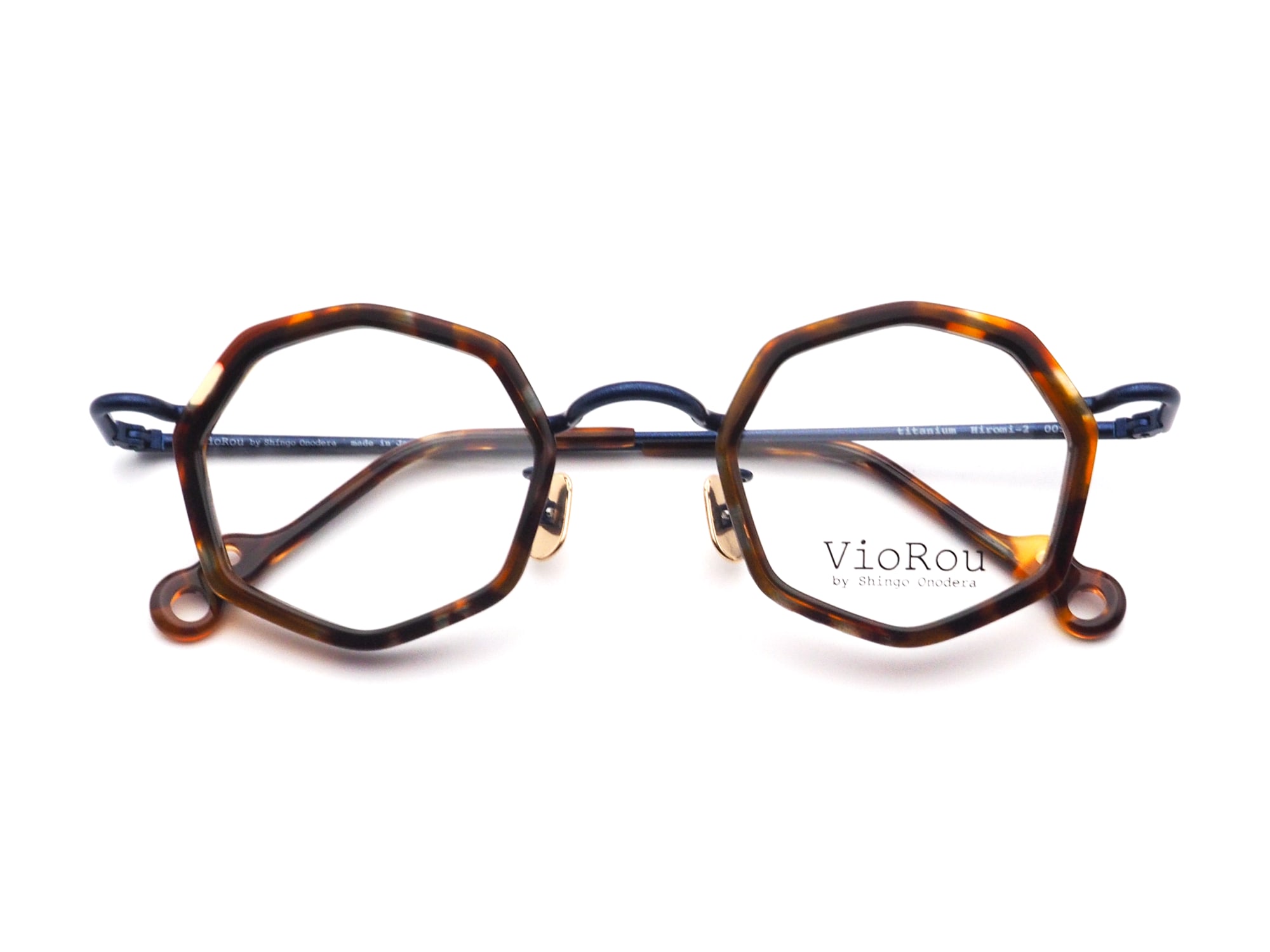 VioRou Hiromi-2 col.0054 Orange demi 日本製眼鏡フレーム