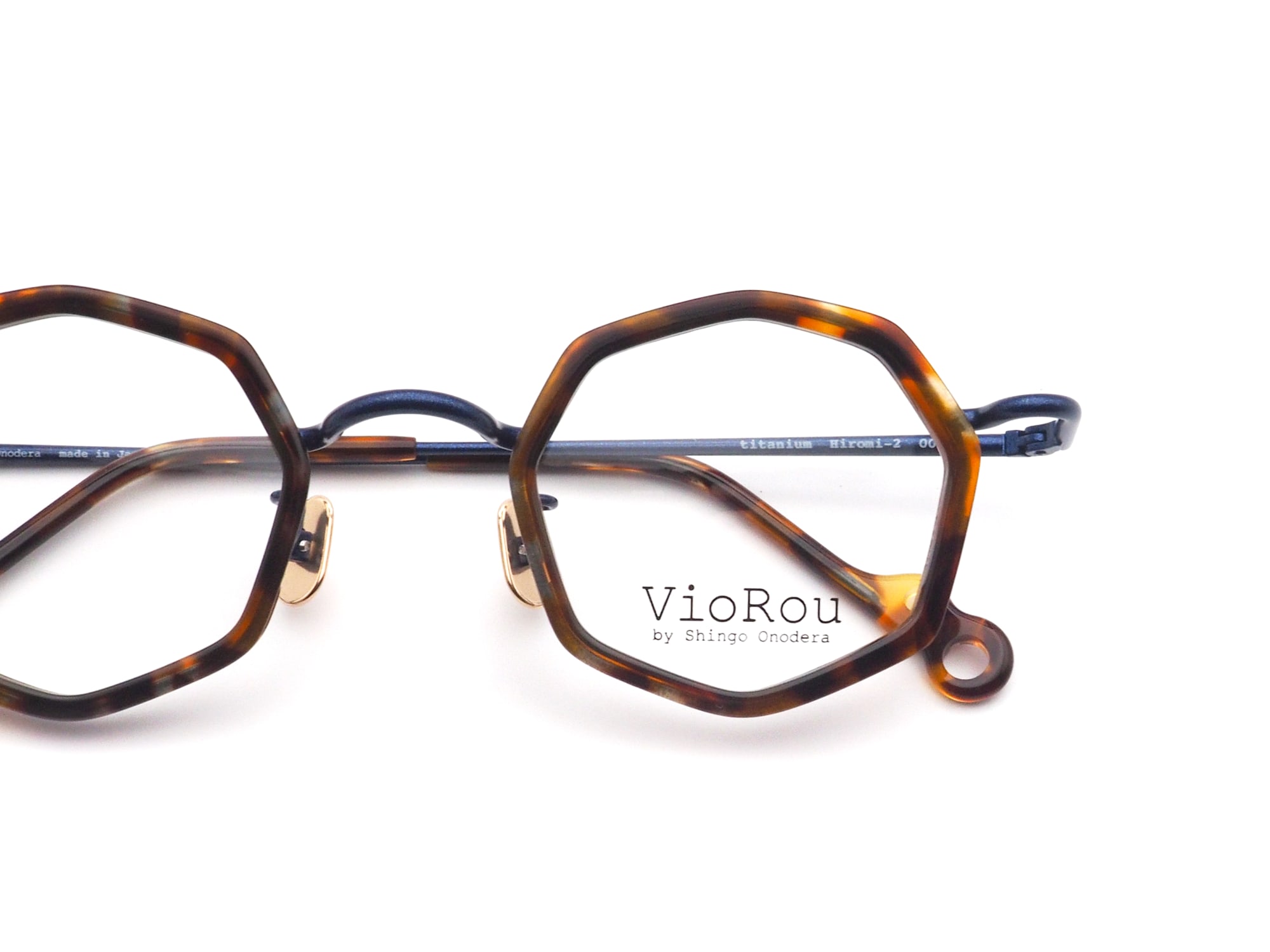 VioRou Hiromi-2 col.0054 Orange demi 日本製眼鏡フレーム