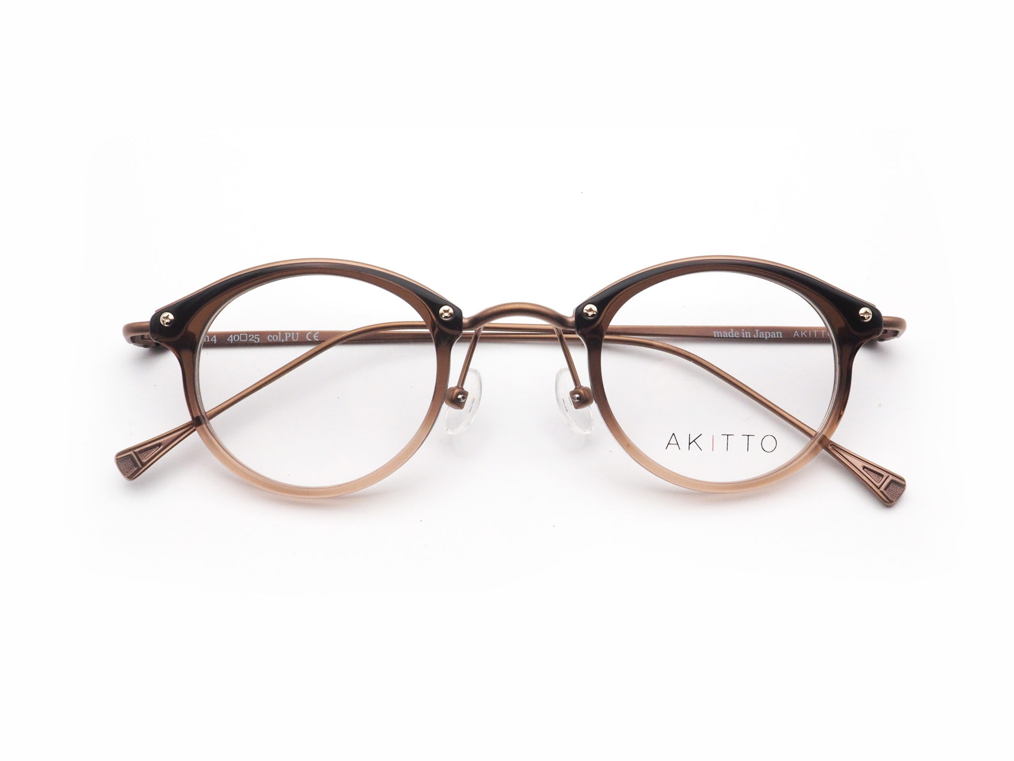 AKITTO アキット bin4 col.PU 日本製眼鏡フレーム