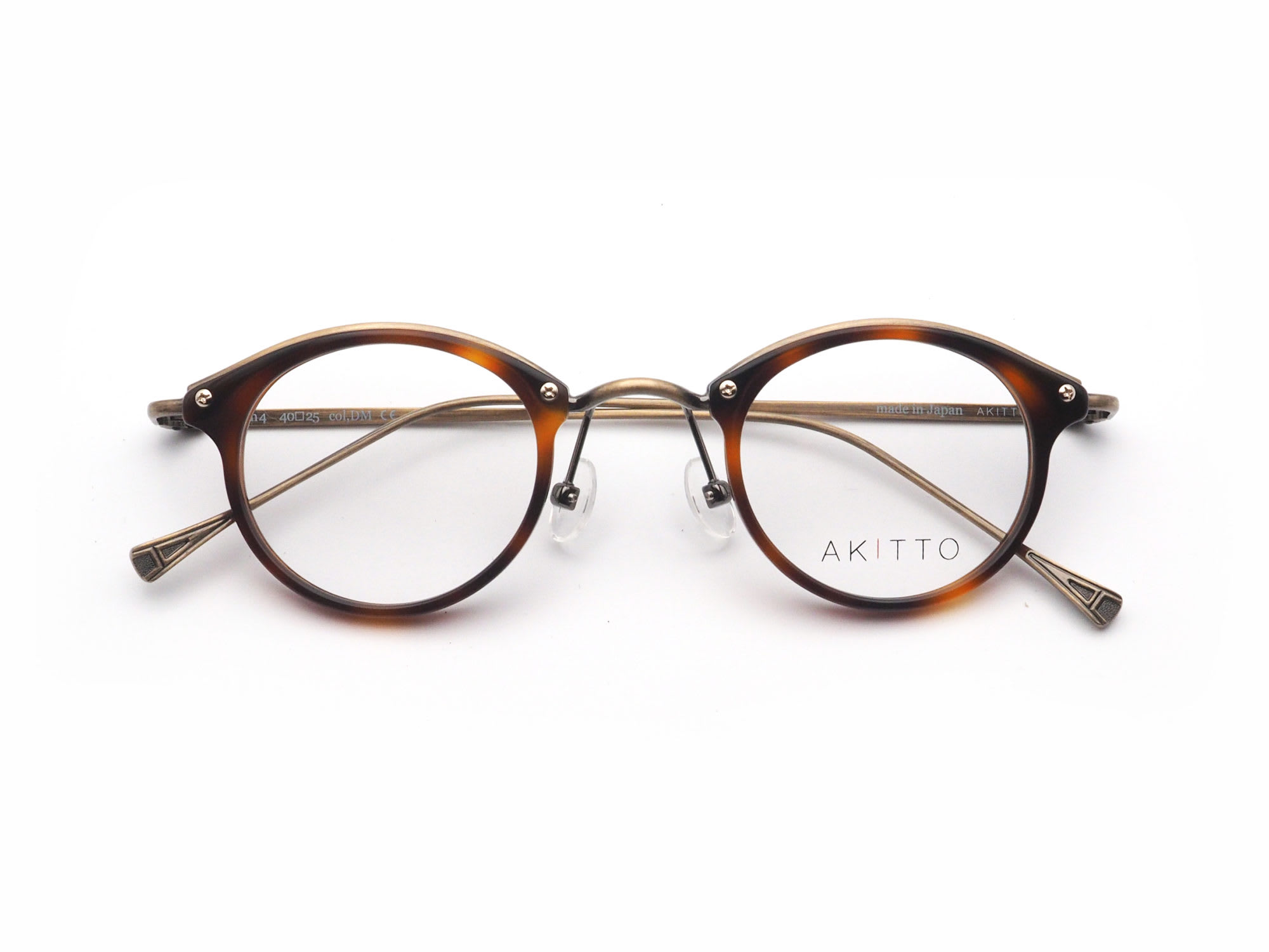 AKITTO アキット bin4 col.DM 日本製眼鏡フレーム