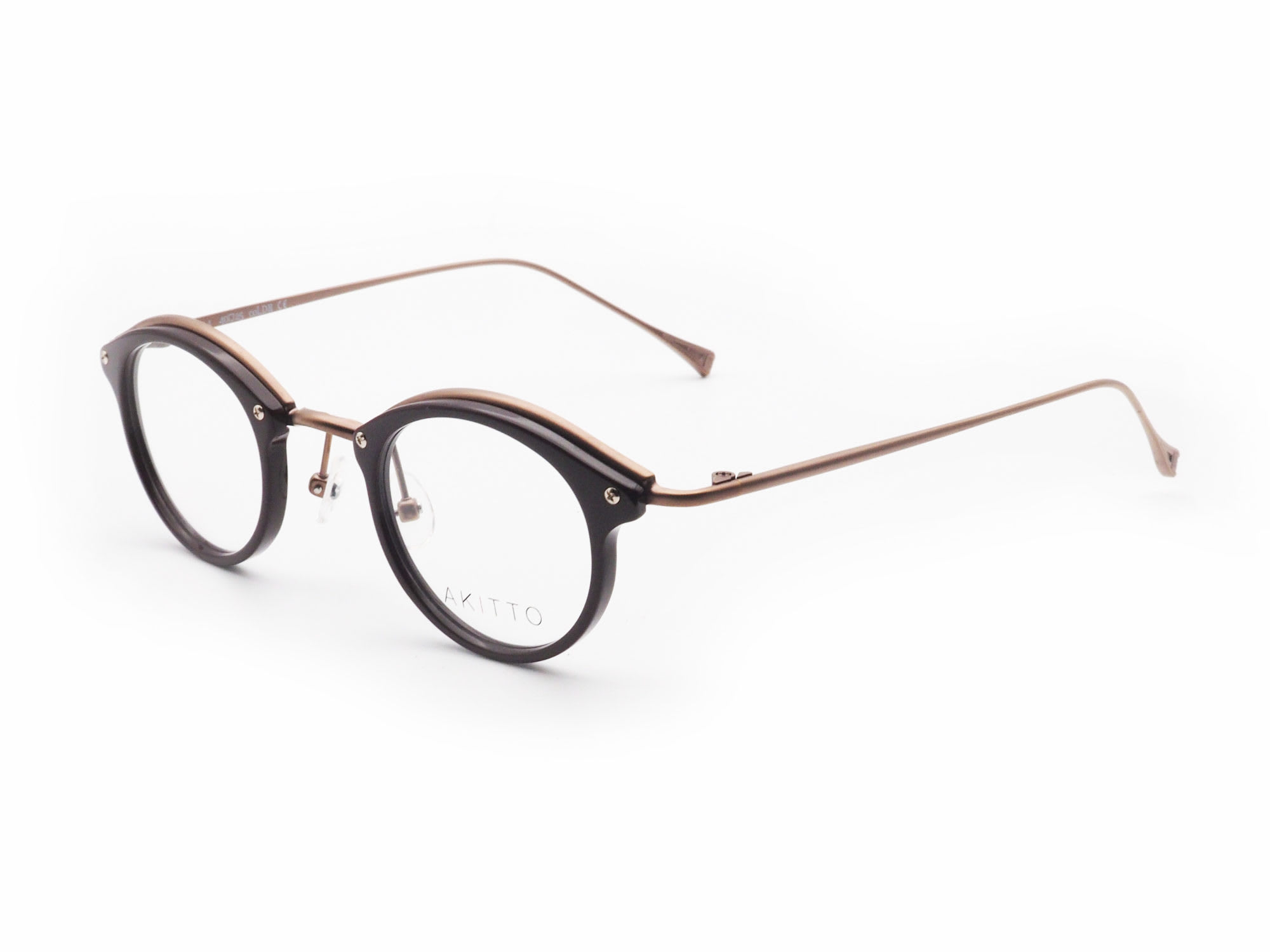 AKITTO アキット bin4 col.DB 日本製眼鏡フレーム