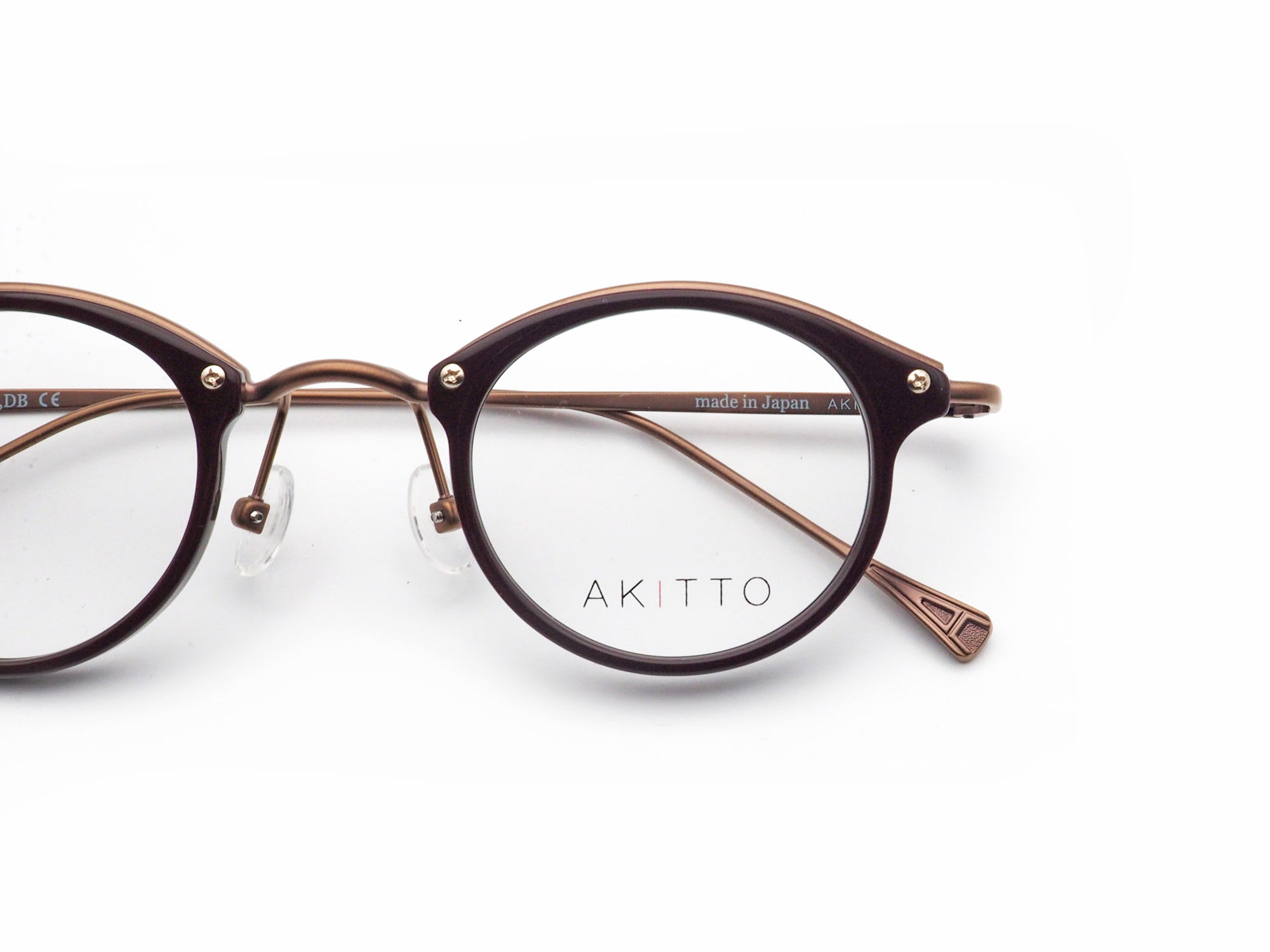 AKITTO アキット bin4 col.DB 日本製眼鏡フレーム