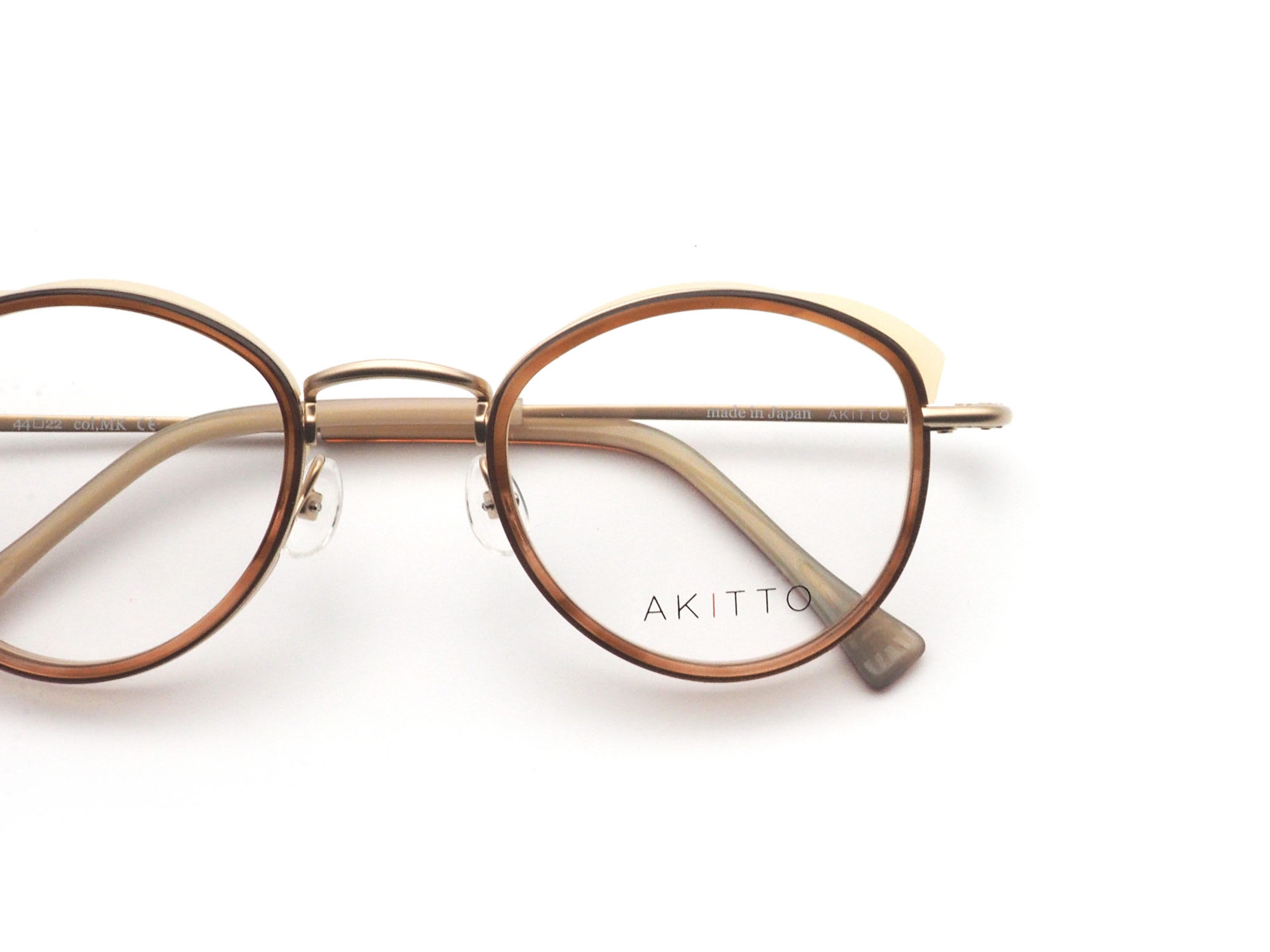 AKITTO アキット pin25 col.MK 日本製眼鏡フレーム