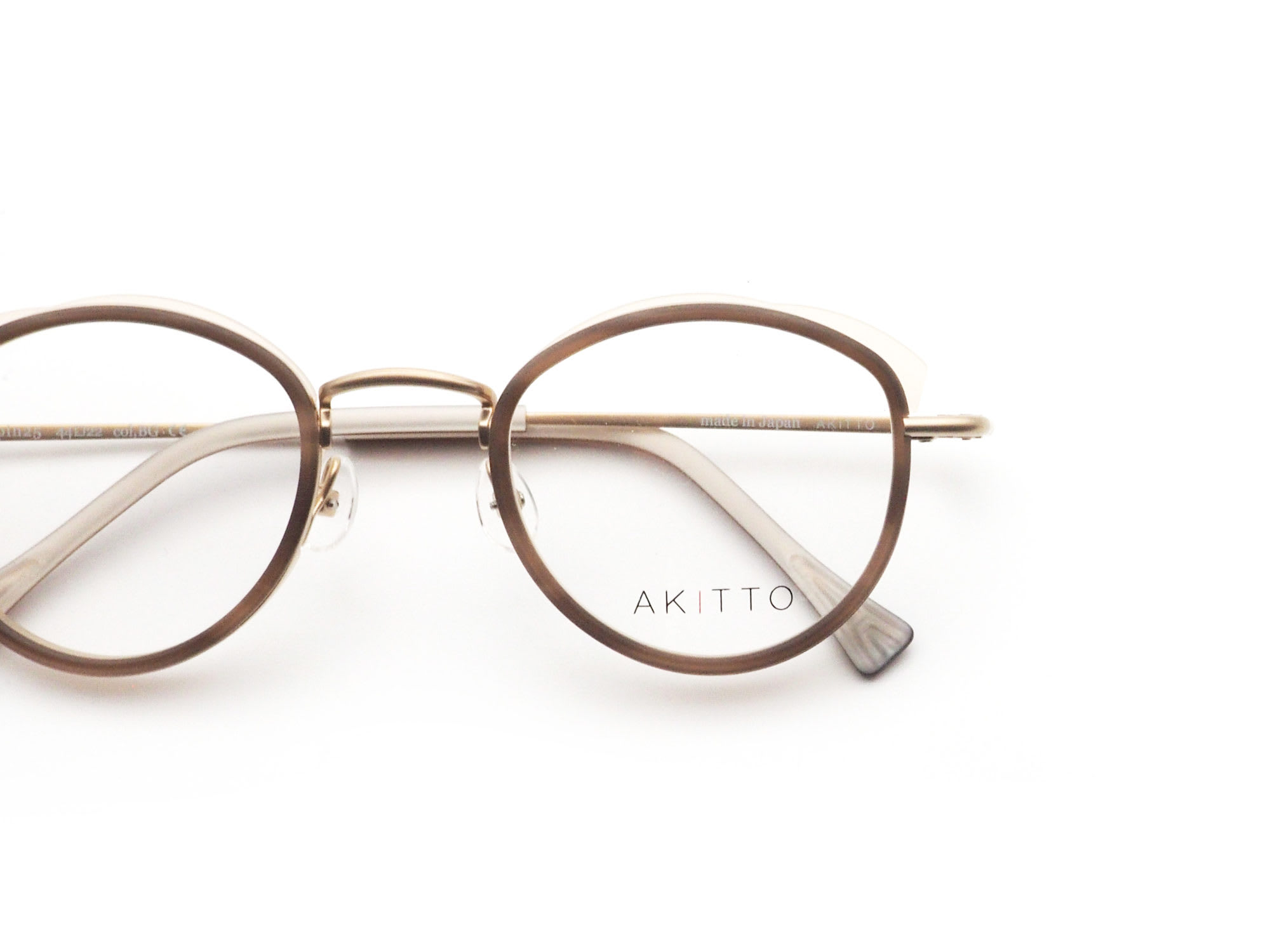 AKITTO アキット pin25 col.BG 日本製眼鏡フレーム