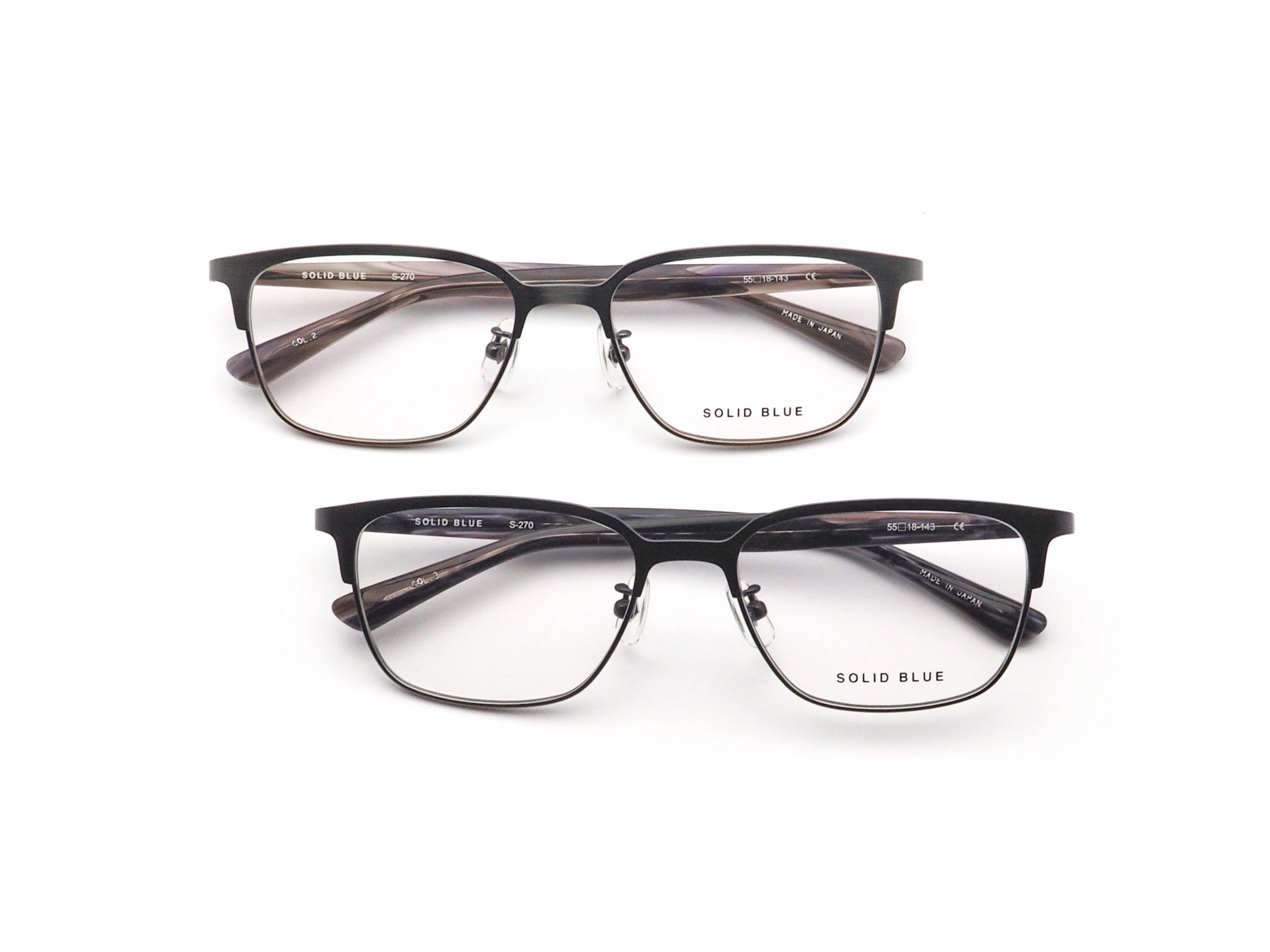 SOLID BLUE ソリッドブルー S-270 日本製眼鏡フレーム