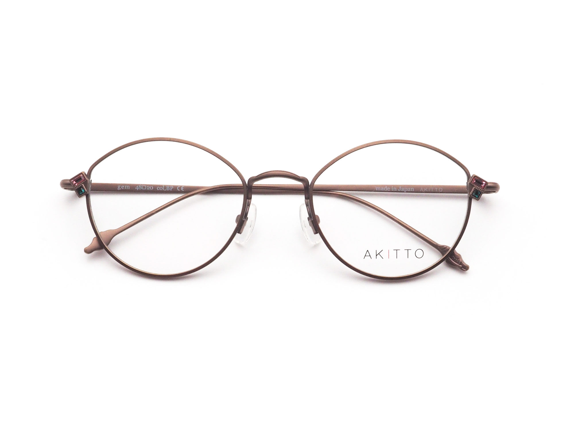 AKITTO アキット gem col.BP 日本製眼鏡フレーム