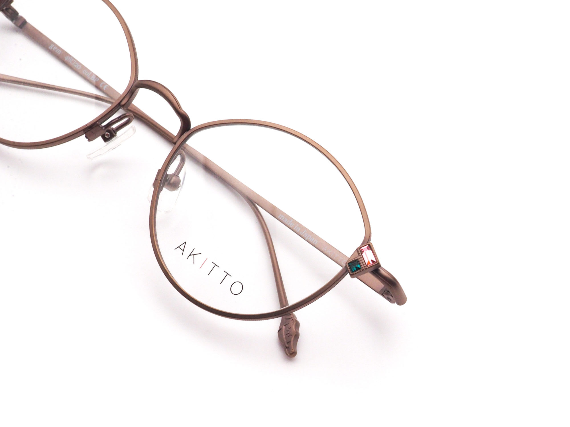 AKITTO アキット gem col.BP 日本製眼鏡フレーム