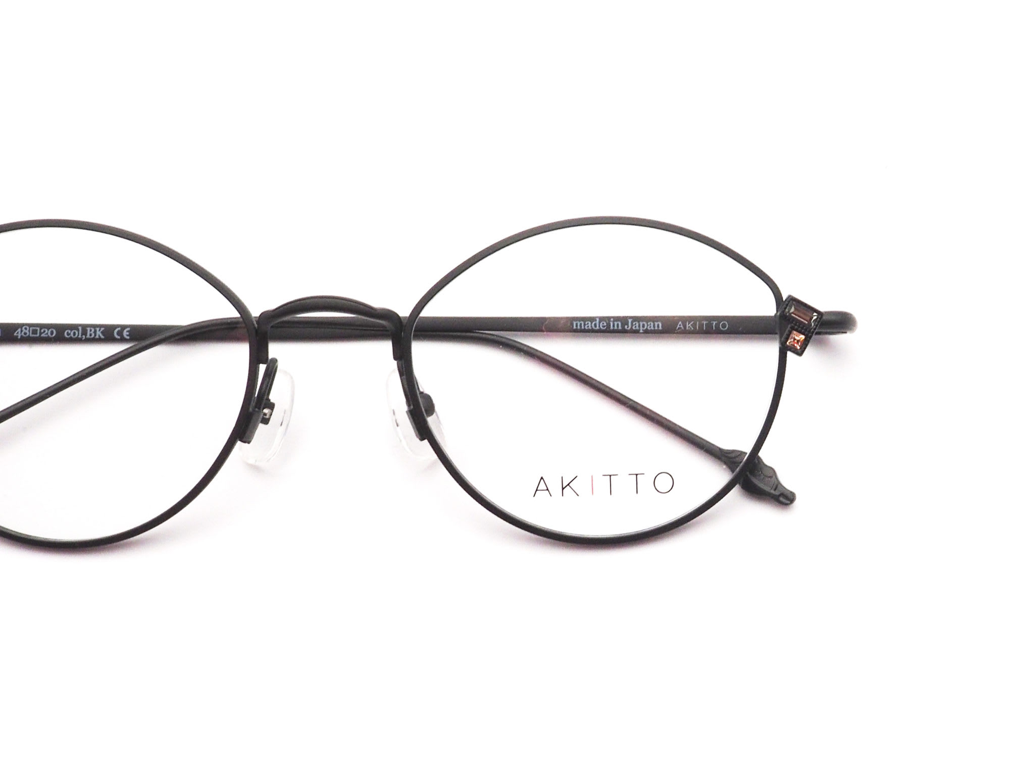 AKITTO アキット gem col.BK 日本製眼鏡フレーム