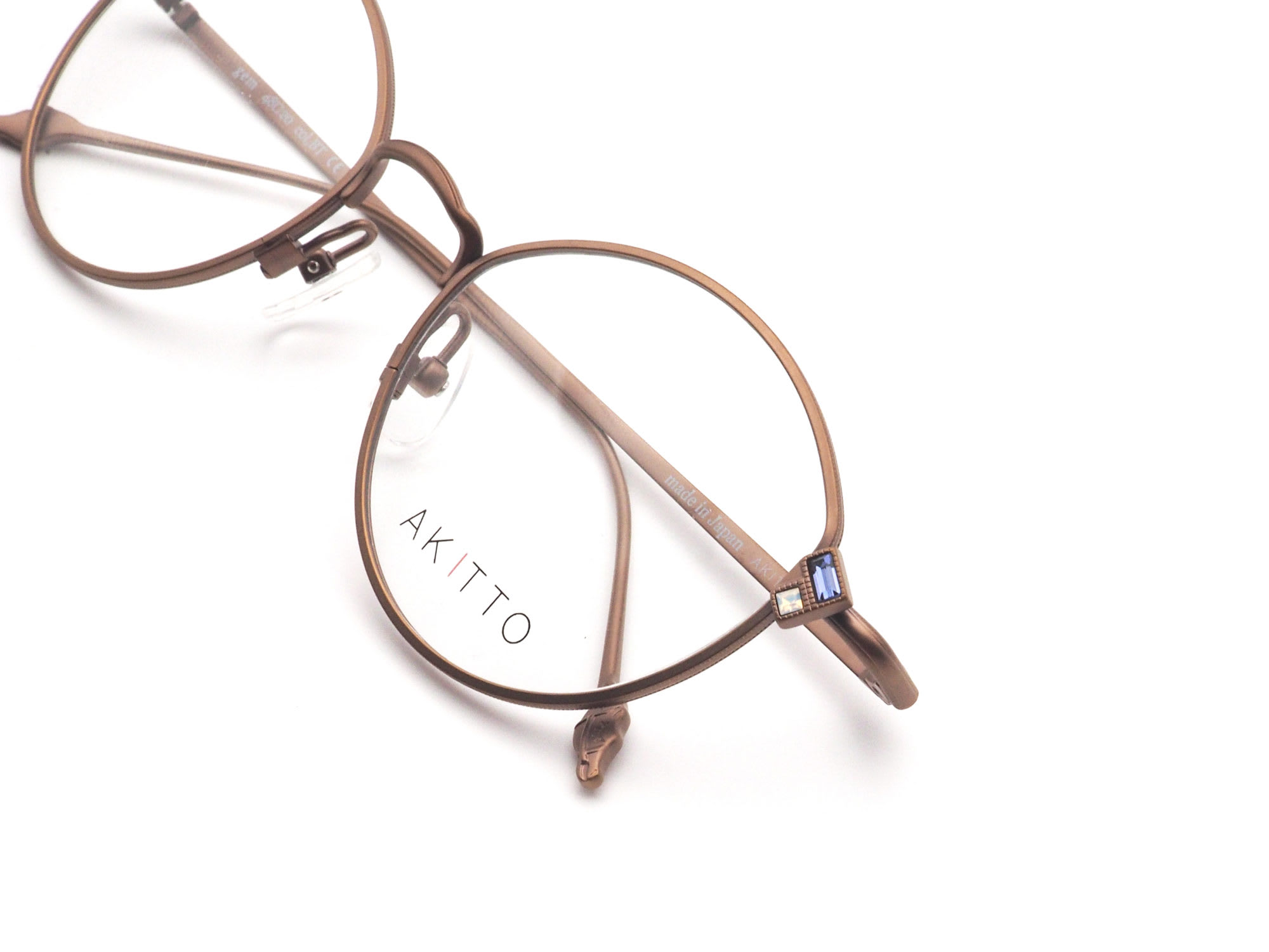 AKITTO アキット gem col.BT 日本製眼鏡フレーム