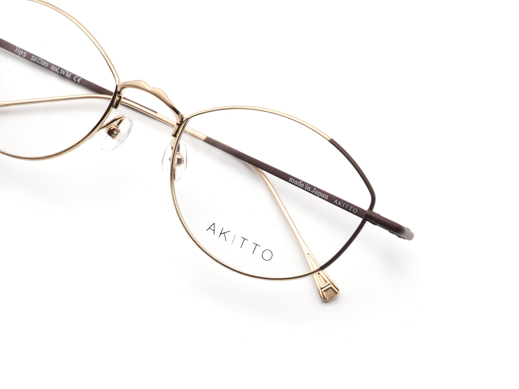 AKITTO アキット lip3 col.WM 日本製眼鏡フレーム