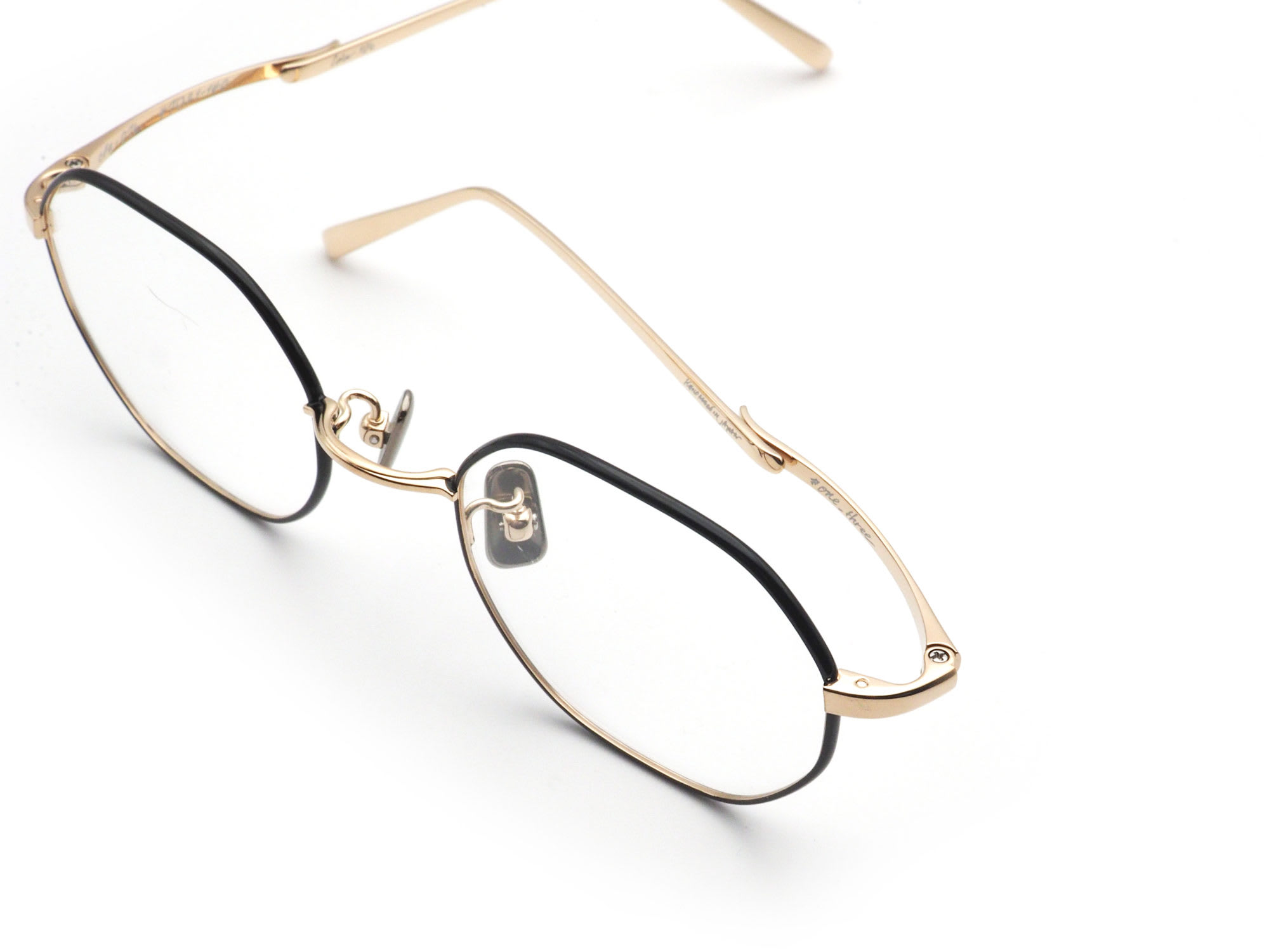 One/Three Compound frame ワンスリーコンパウンドフレーム cfa-07b 日本製眼鏡フレーム