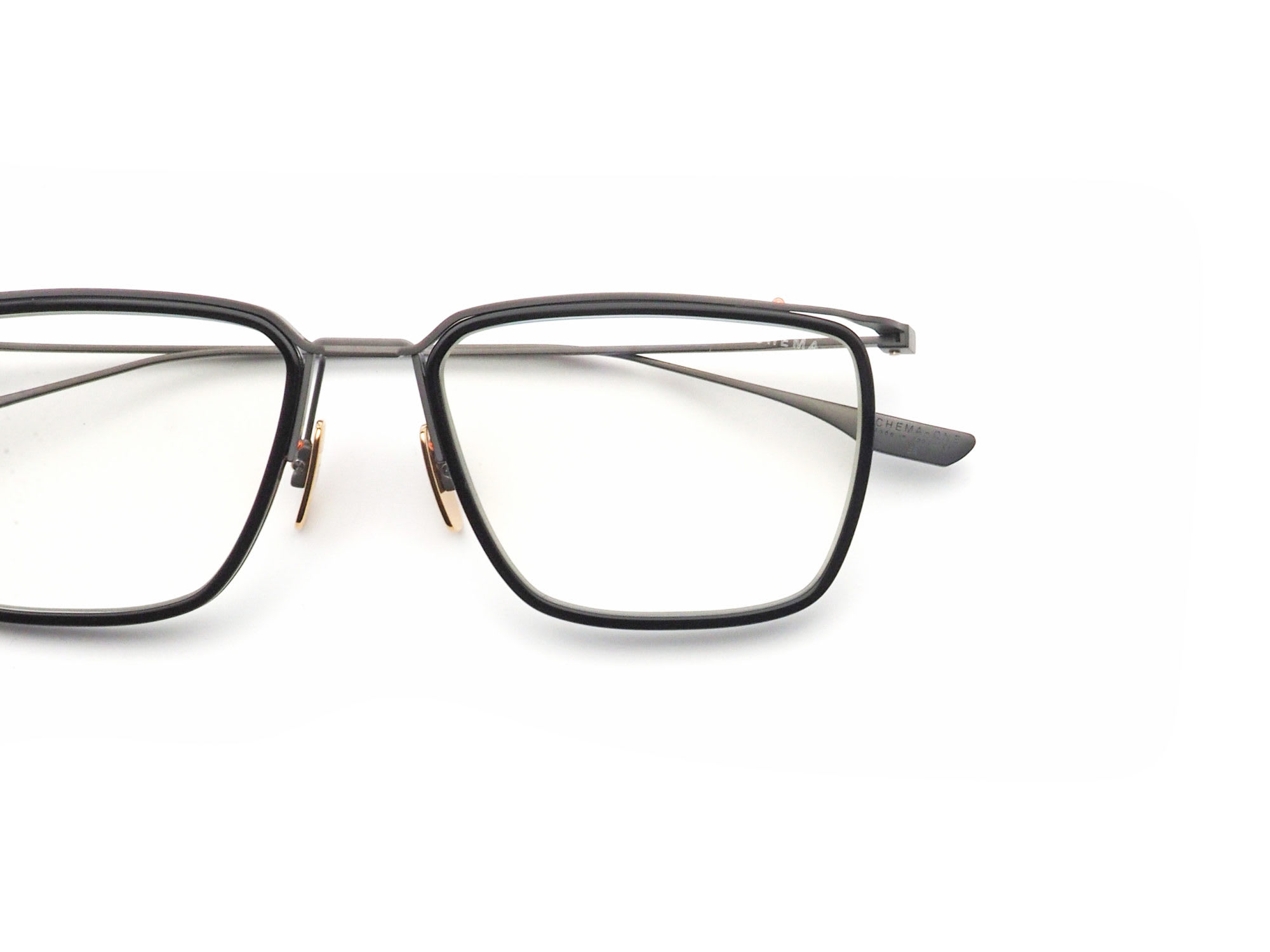 DITA ディータ SCHEMA-ONE col.Black-Black Iron 日本製眼鏡フレーム