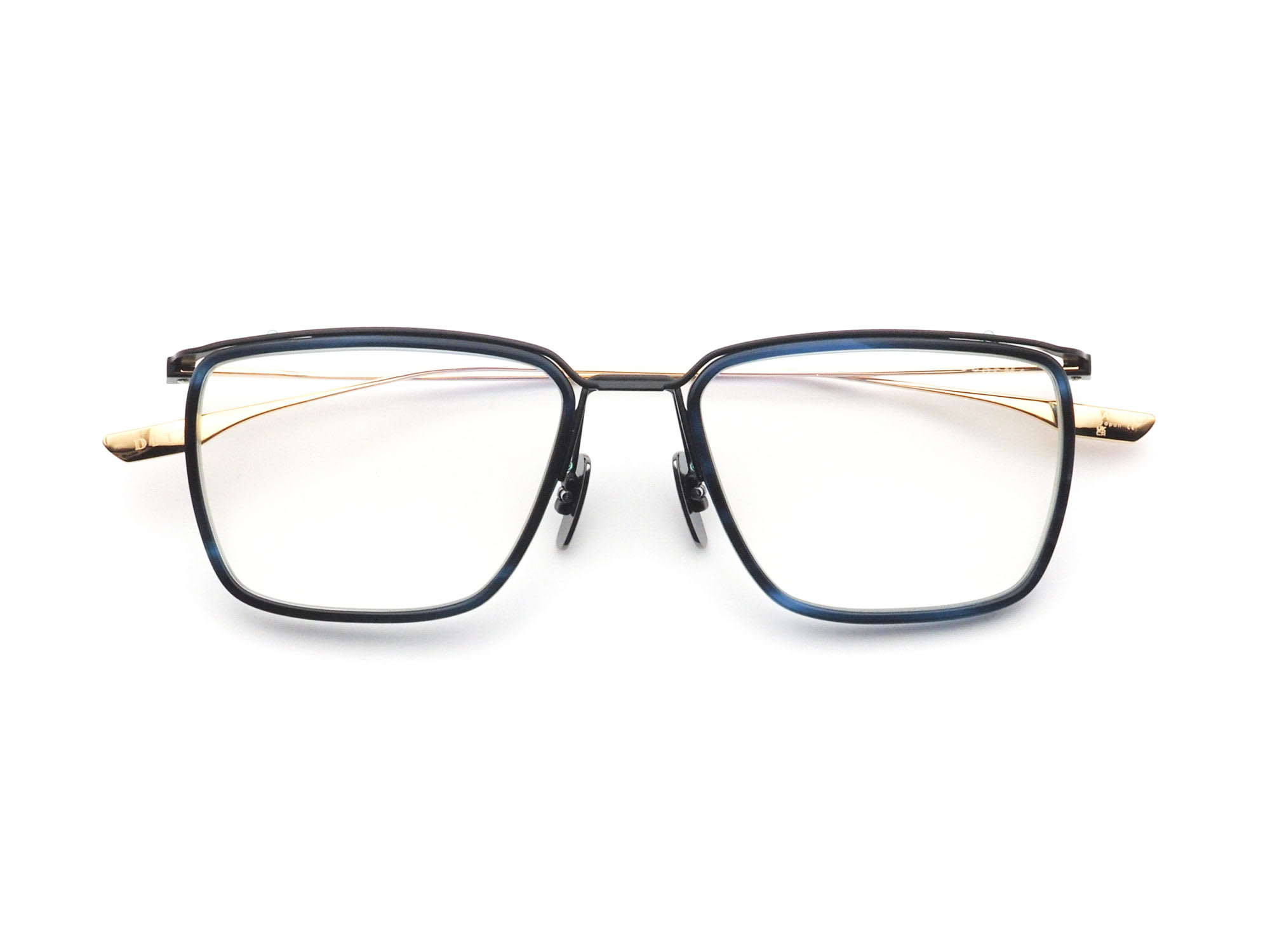 DITA ディータ　SCHEMA-ONE col. Indigo Swirl-Matte Black-White gold