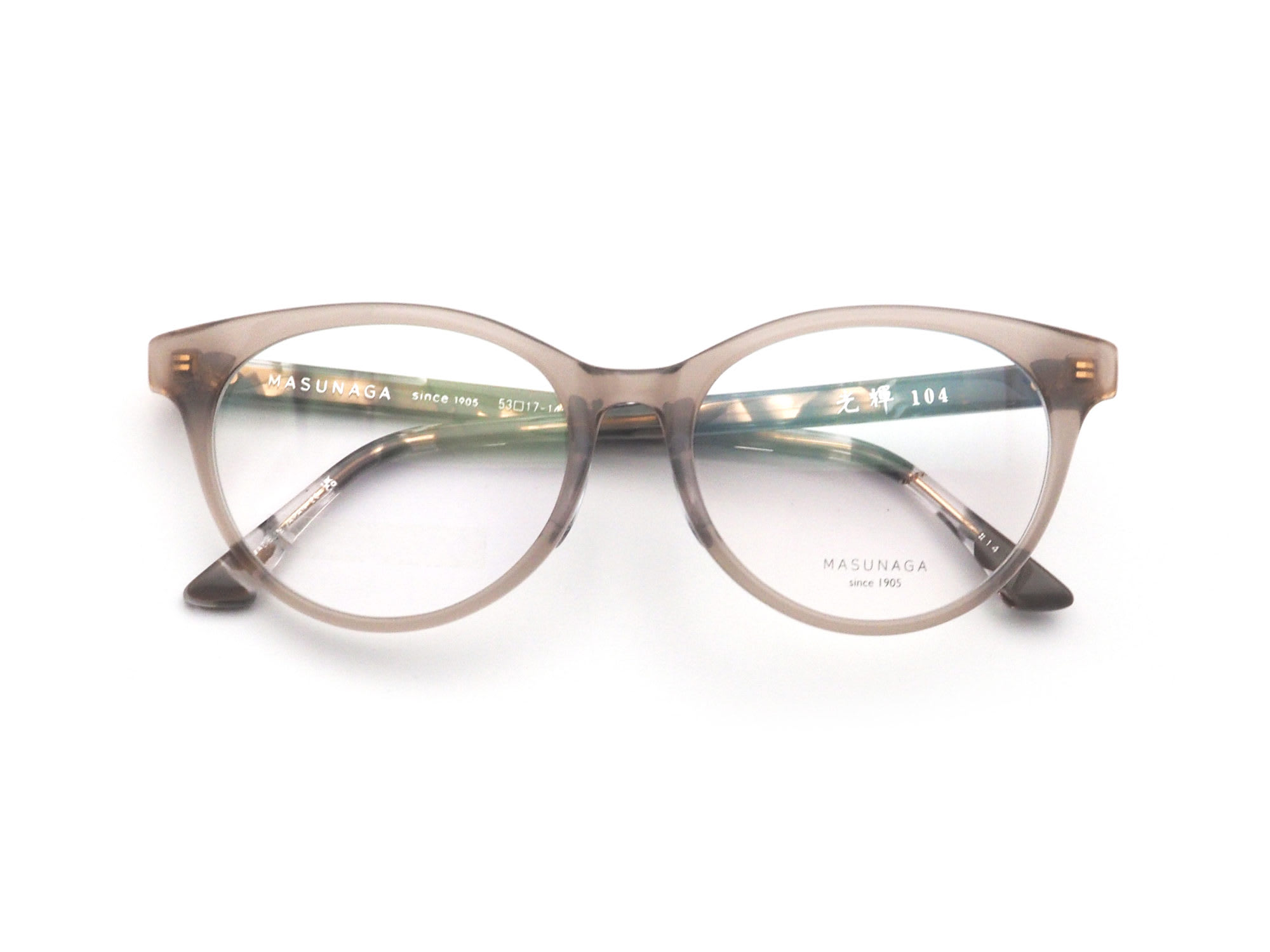 MASUNAGA since1905 増永眼鏡 光輝104 日本製眼鏡フレーム