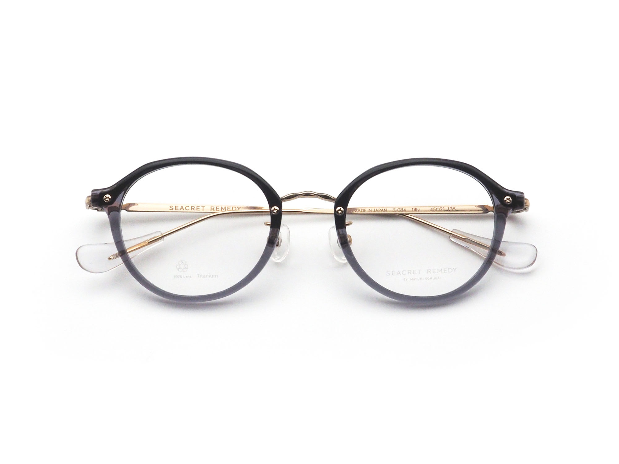 Seacret Remedy シークレットレメディ S-084 col.01 日本製眼鏡フレーム