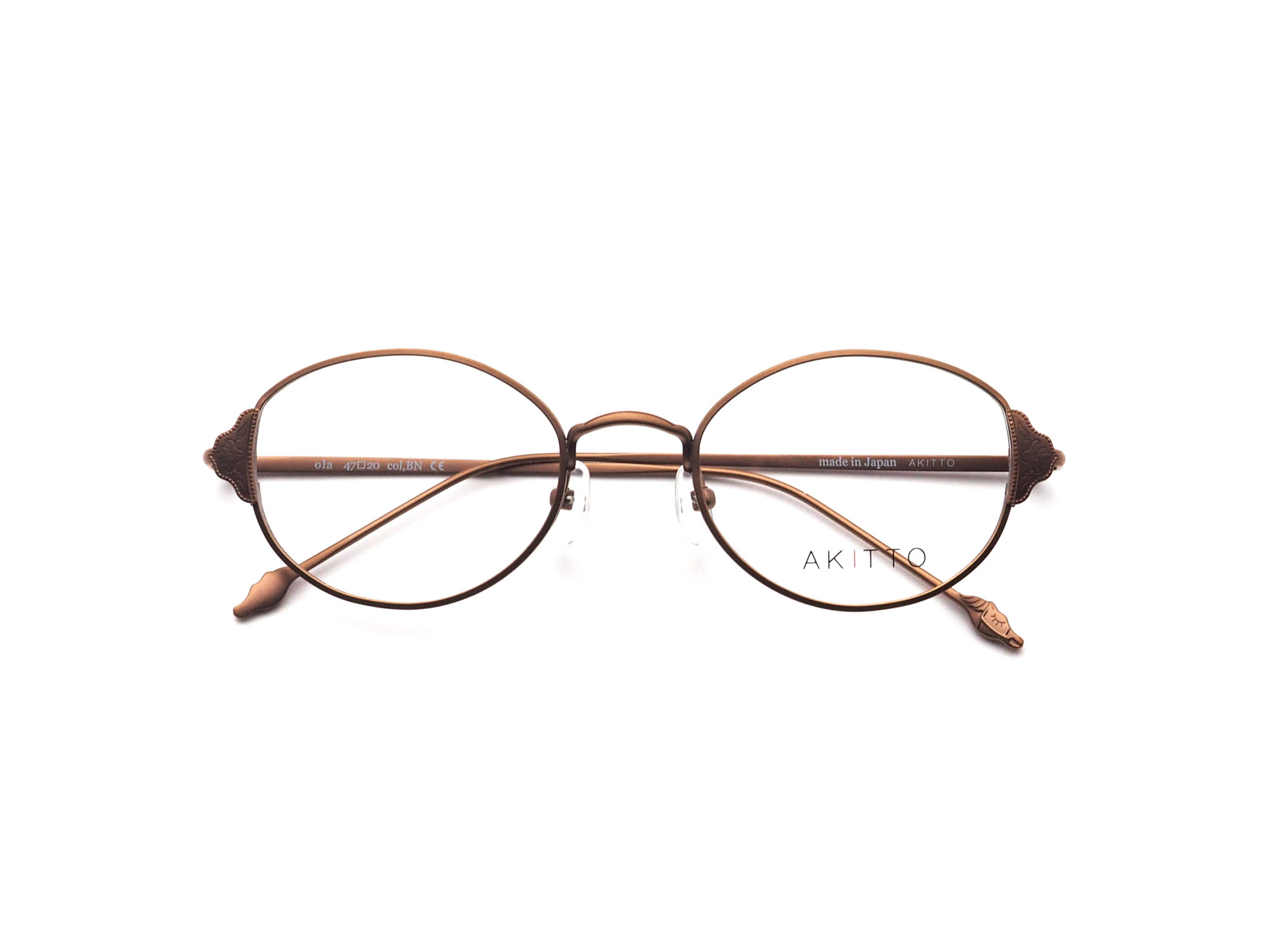 AKITTO アキット ola col.BN 日本製眼鏡フレーム