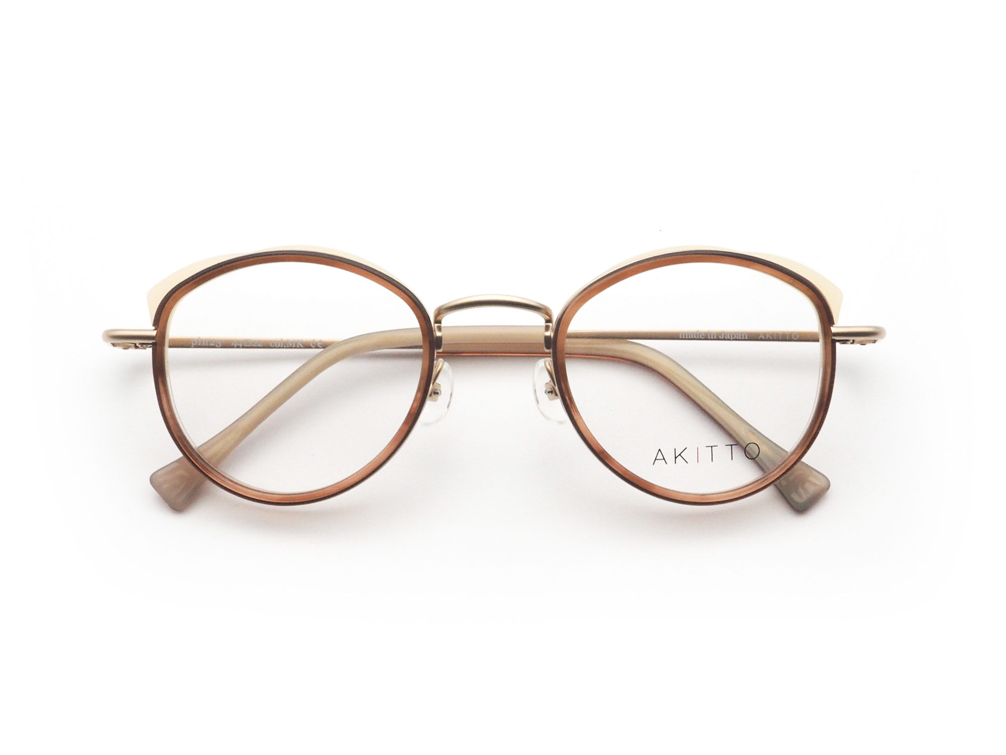 AKITTO アキット pin25 col.MK 日本製眼鏡フレーム