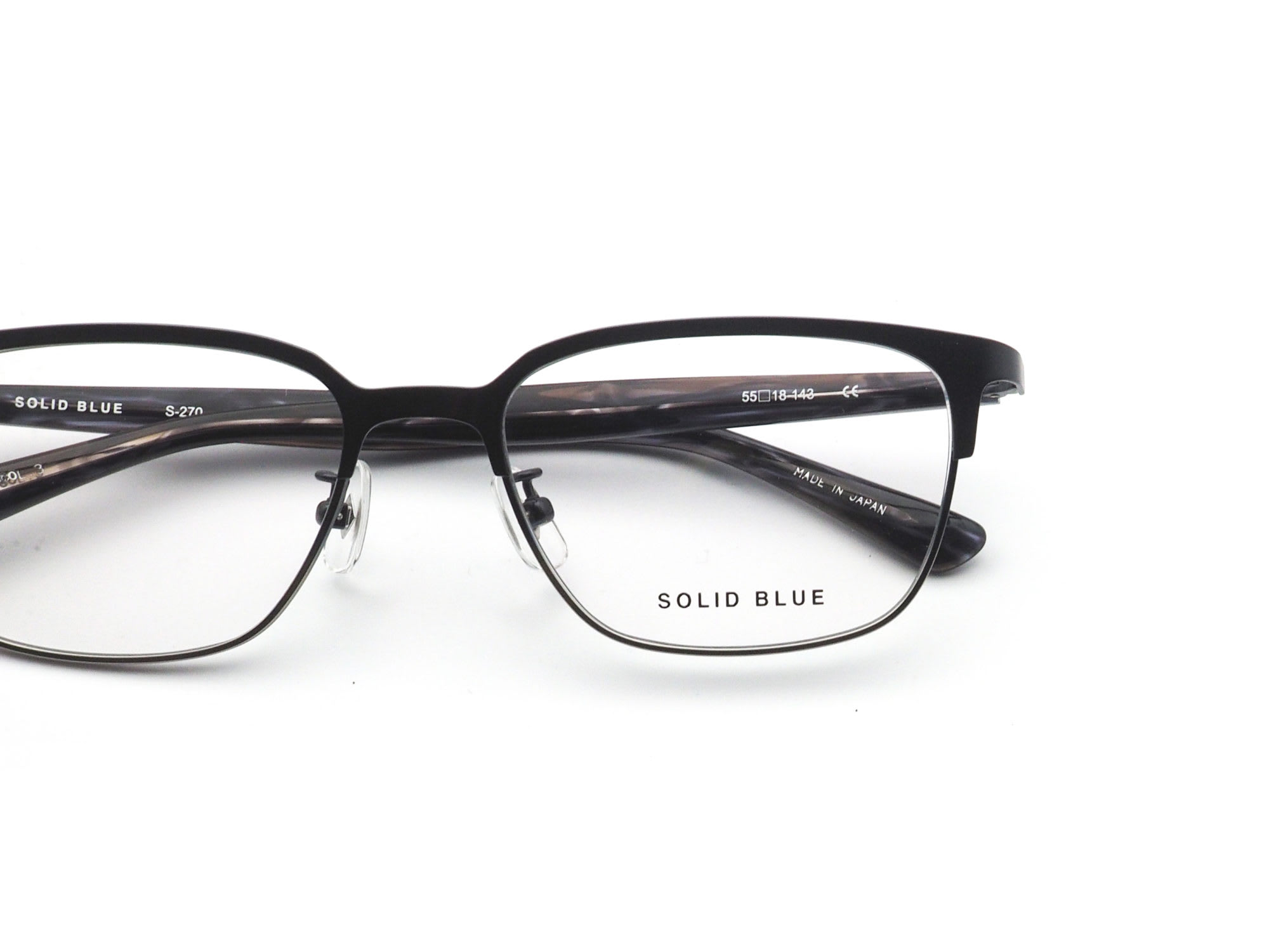 SOLID BLUE ソリッドブルー S-270 日本製眼鏡フレーム