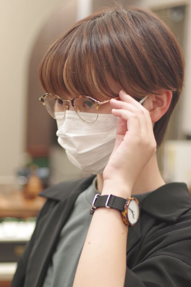 MASUNAGA since 1905 GRACE col.#35 MOSAIC/GP 日本製眼鏡フレーム