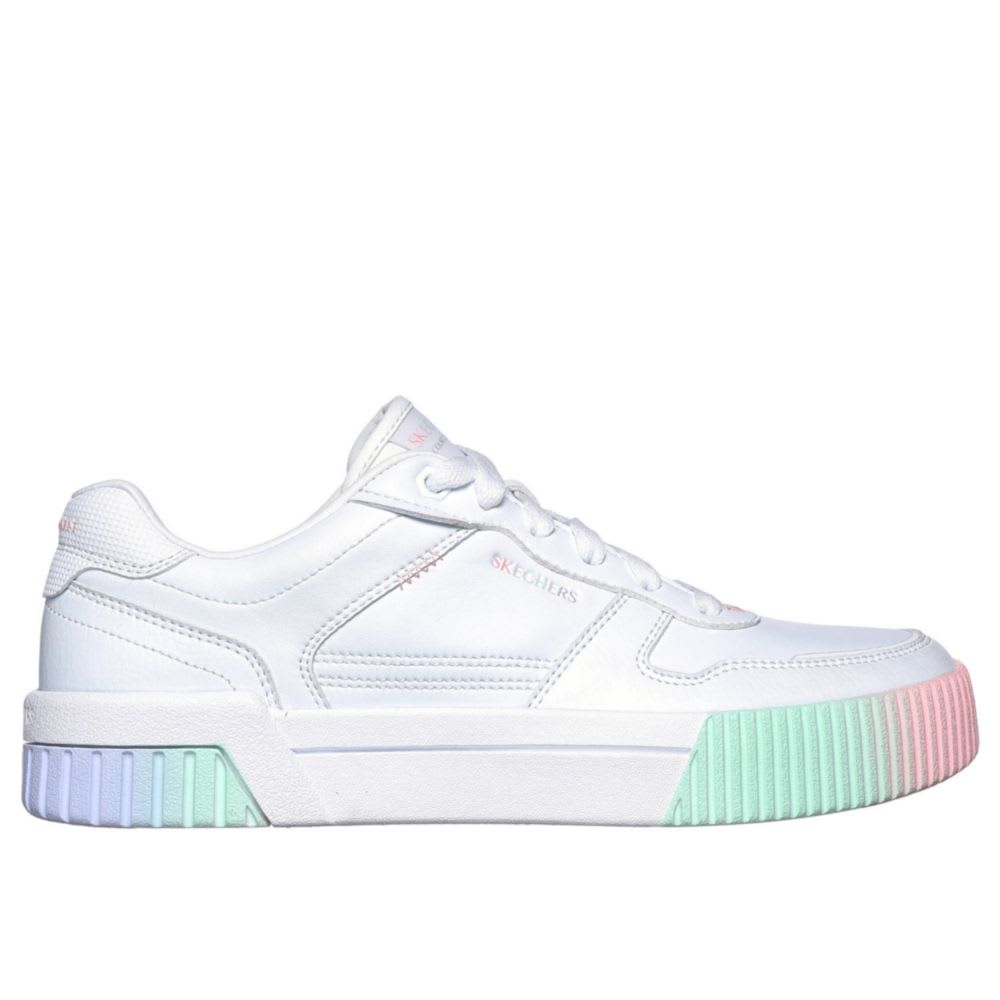 Zapatillas Skechers White Multi, Mujer