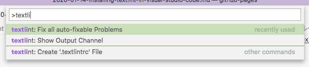 textlint fix auto