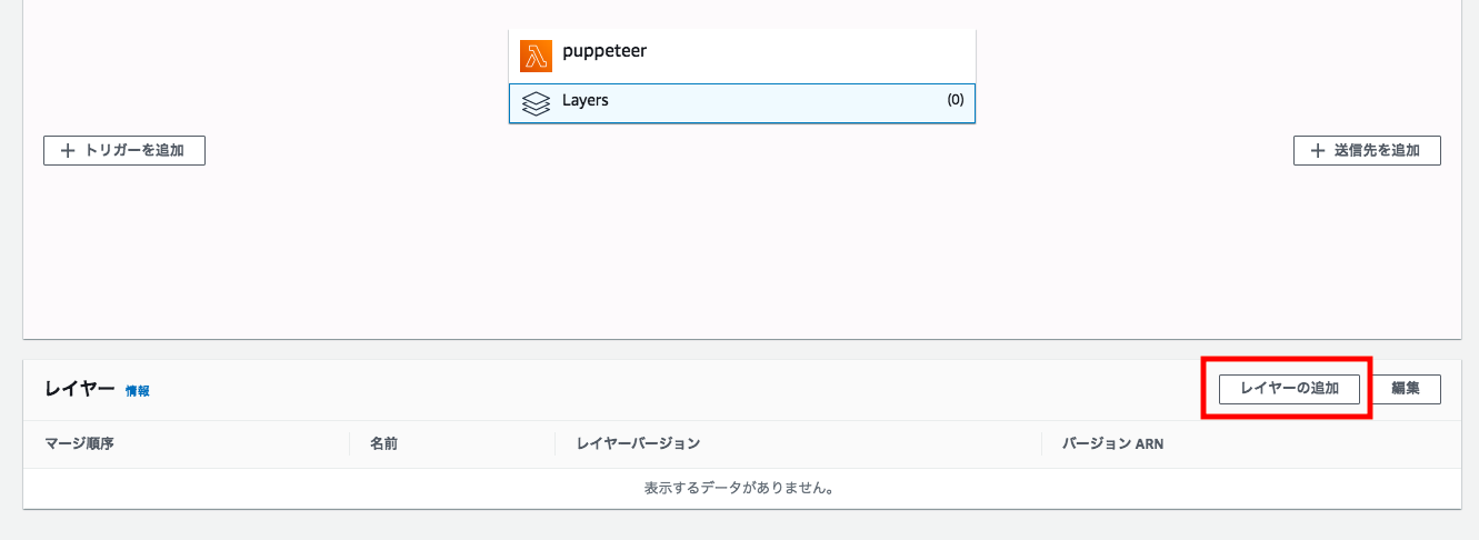 puppeteerをAWS Lambdaで利用する