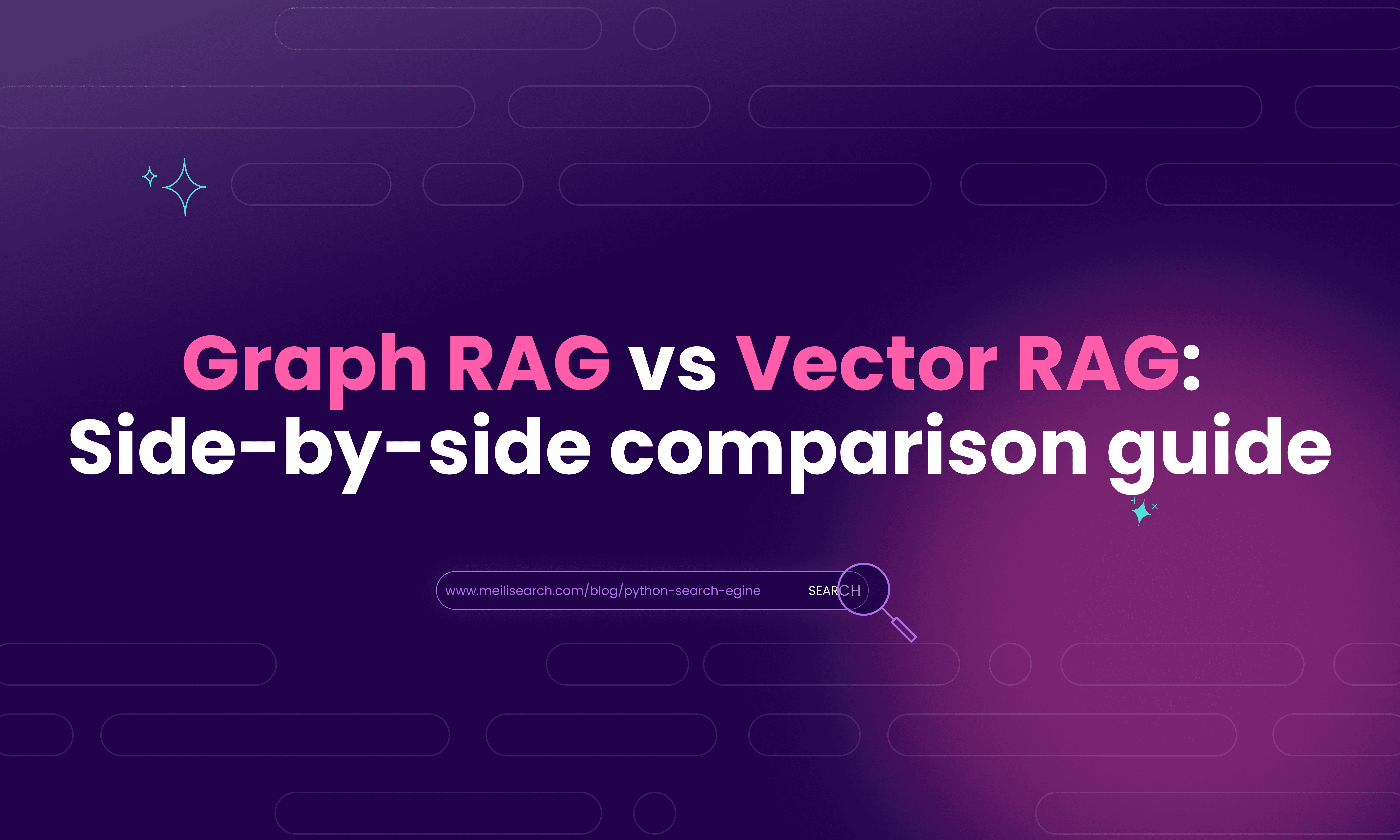Vector Simulation For Rag GraphRAG vs. Vector RAG: Side-by-side comparison guide | Meilisearch