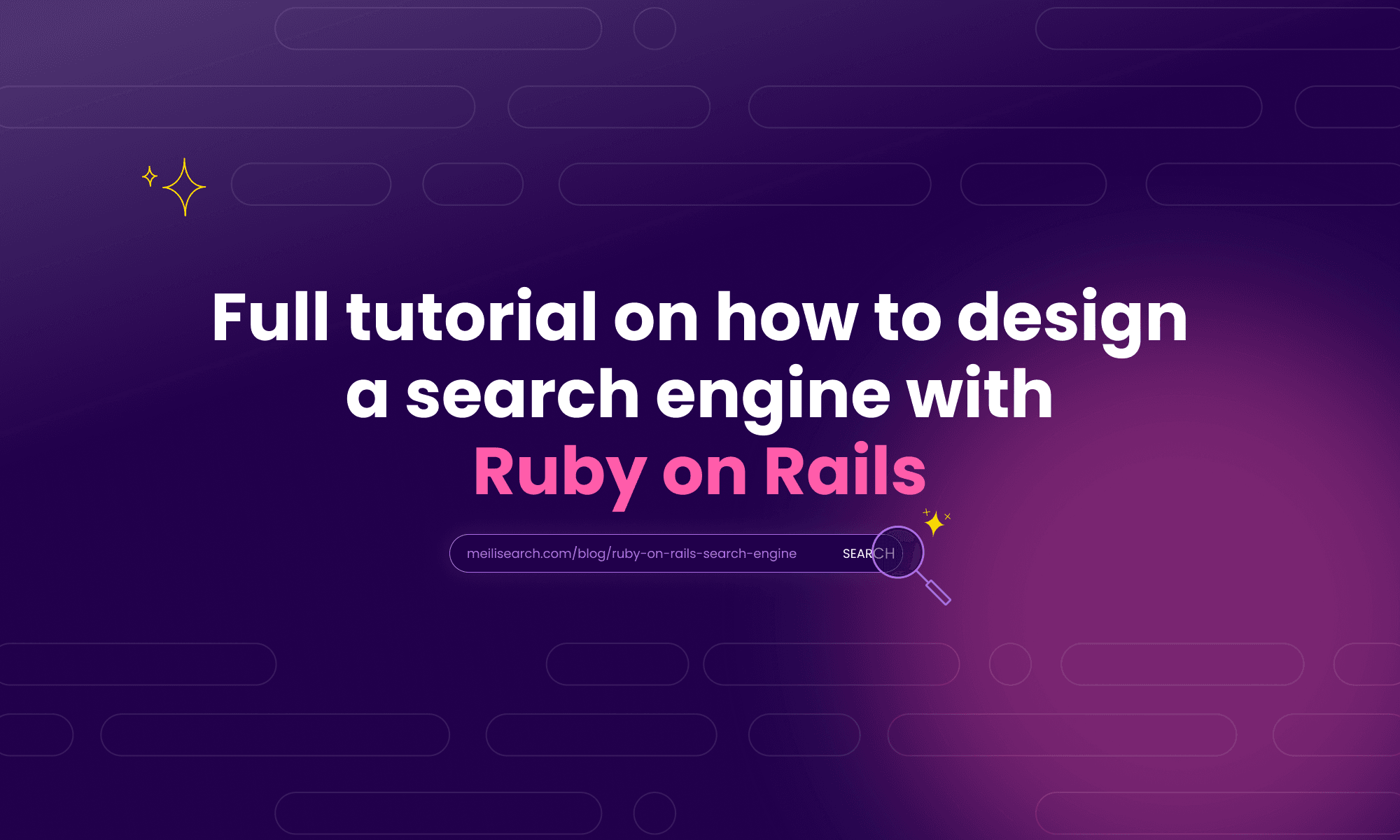 Full tutorial on how to design a search engine with Ruby on Rails ...