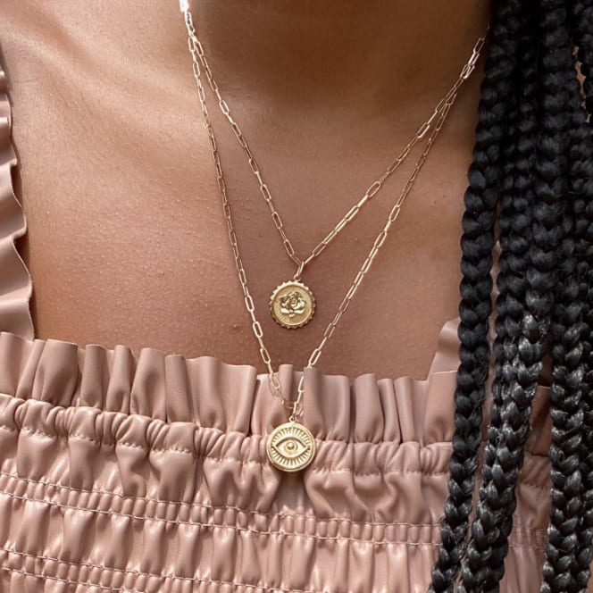 Mejuri store locket necklace