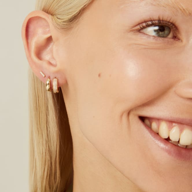 Mejuri boyfriend mini hoops shop