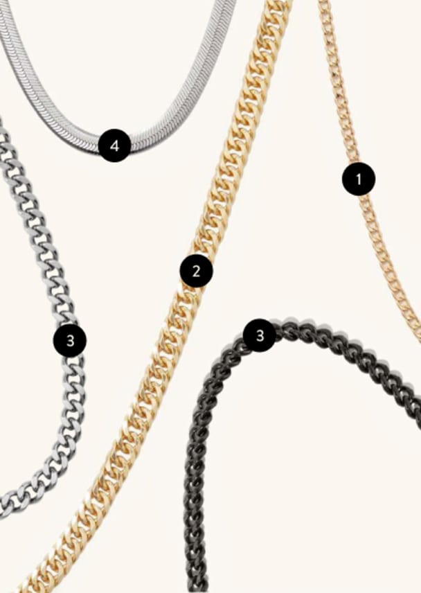 Mejuri 14K Yellow Gold Chain Necklaces: Dot Chain Necklace