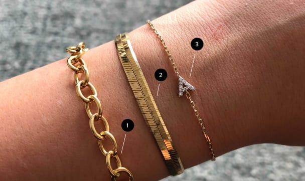 Mejuri solo diamond bracelet top