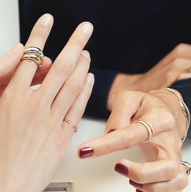 14k Gold Thin Dôme Ring | Mejuri 