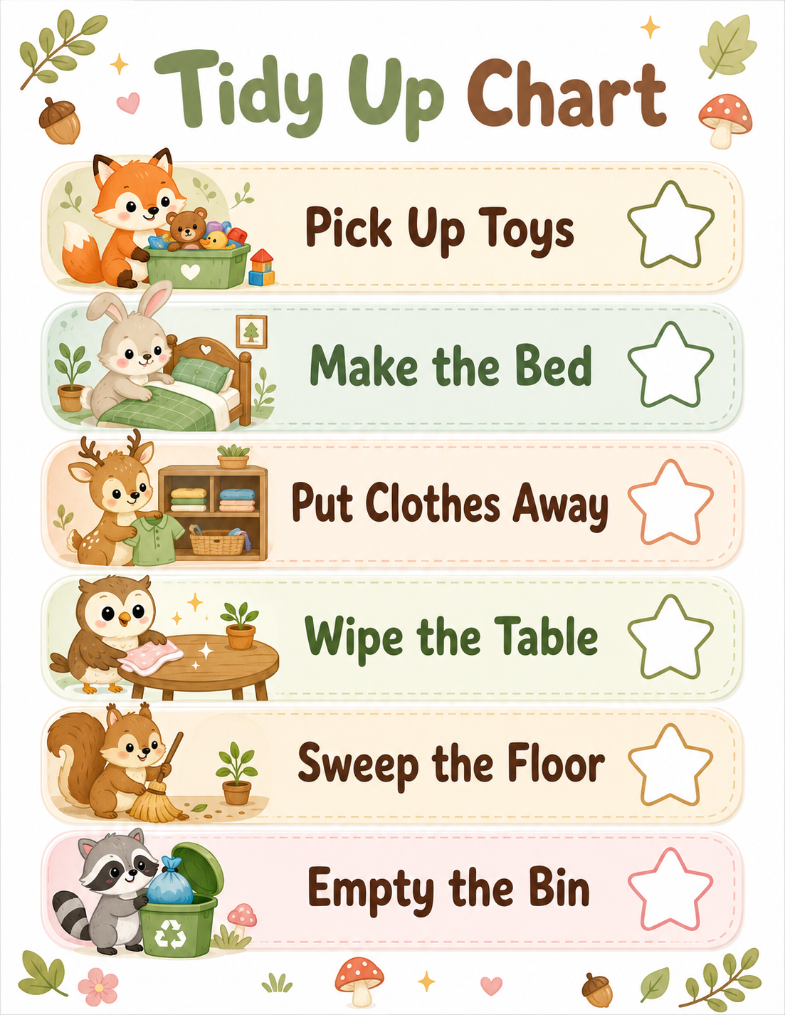 Printable Chart Artwork 5
