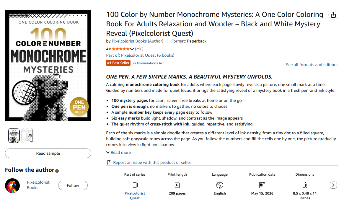 Book Listing Evidence