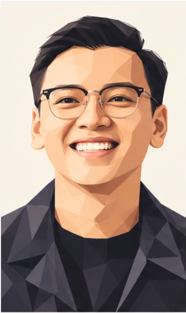 Illustrated portrait of Owen Bennet, founder of KoJi Academy