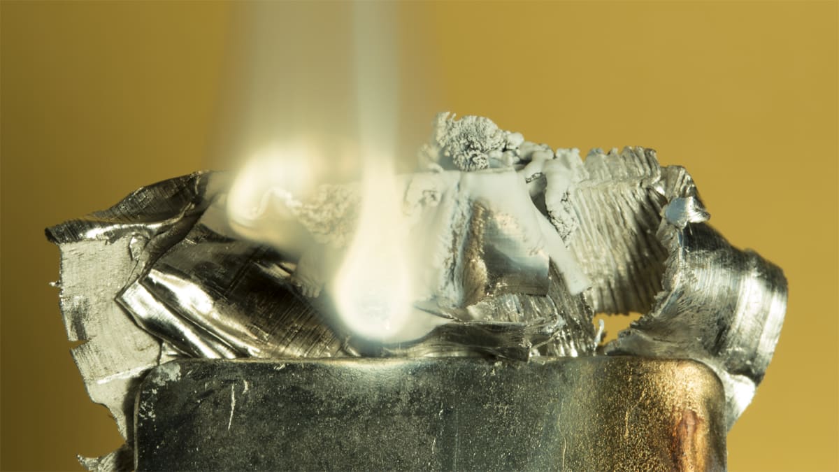 Burning magnesium MEL Chemistry