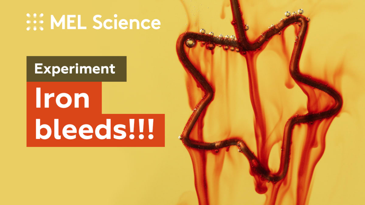“Bleeding iron” experiment MEL Chemistry