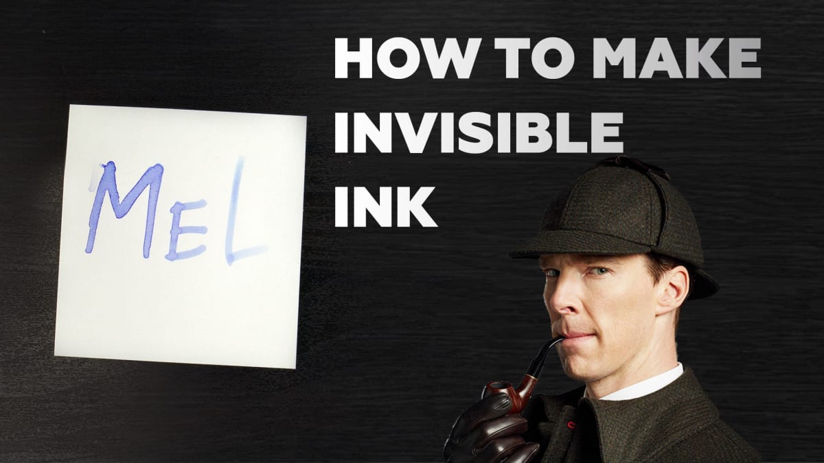 Make invisible ink at home! | MEL Chemistry