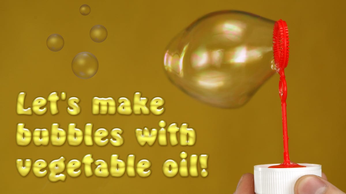 How to make soap bubbles MEL Chemistry