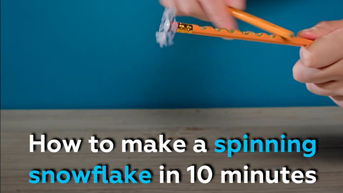 How to make a spinning snowflake in 10 minutes | MEL Chemistry