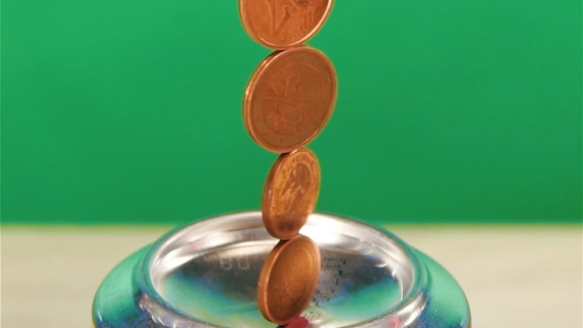 Spinning magnetic coins - MEL