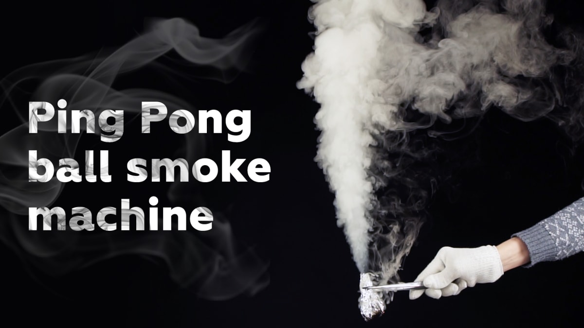 How to make smoke from a pingpong ball MEL Chemistry