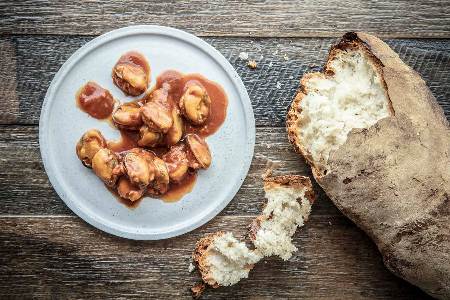 Ombra's mussels and whipped 'nduja - Melbourne Food and Wine Festival