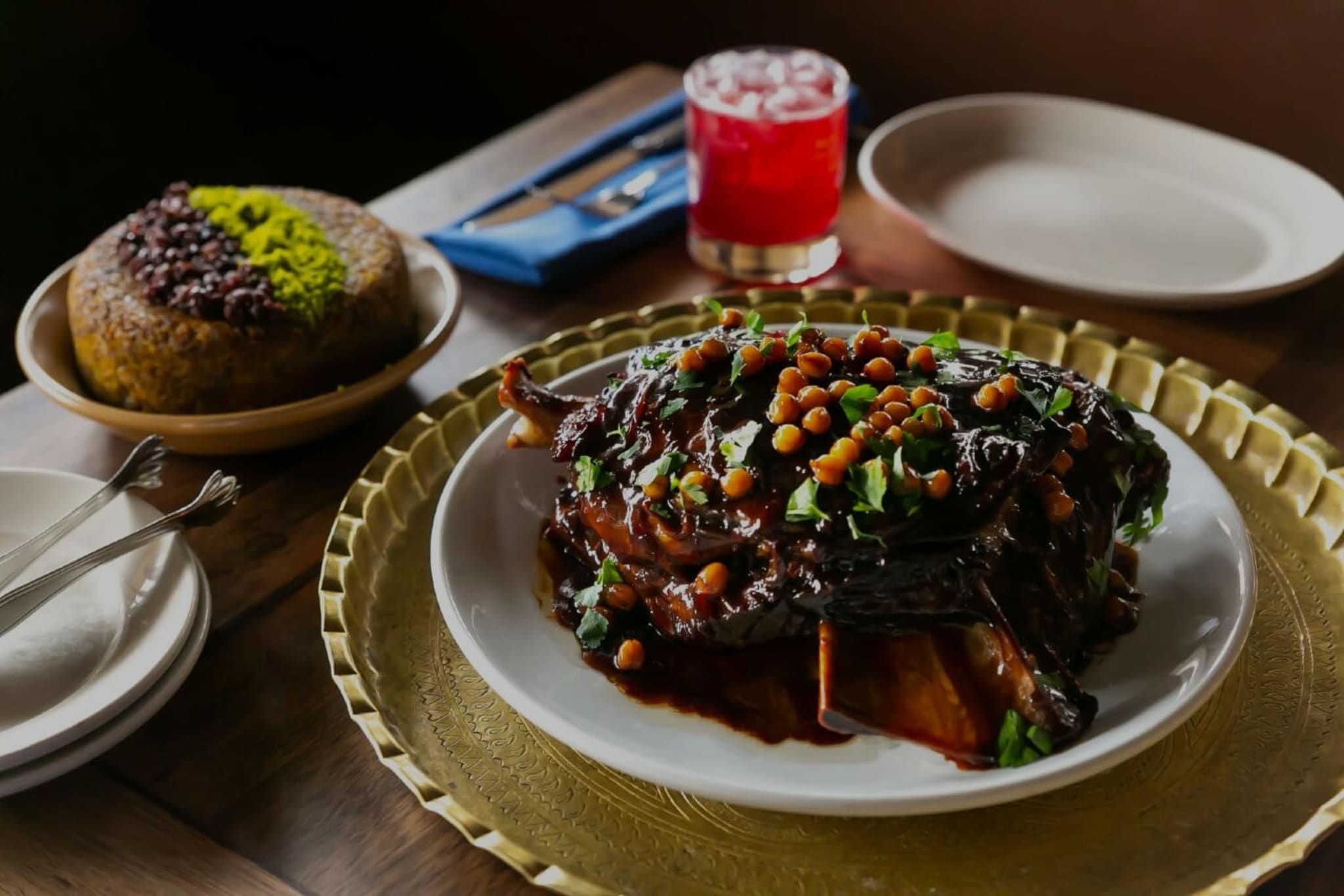 Zahav's lamb shoulder Melbourne Food and Wine Festival