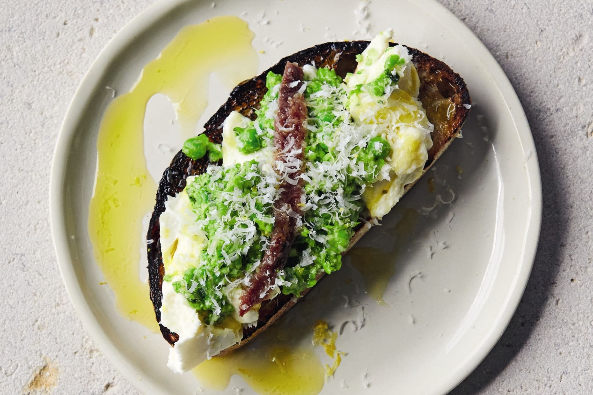 Julia Busuttil Nishimura's spring bruschetta