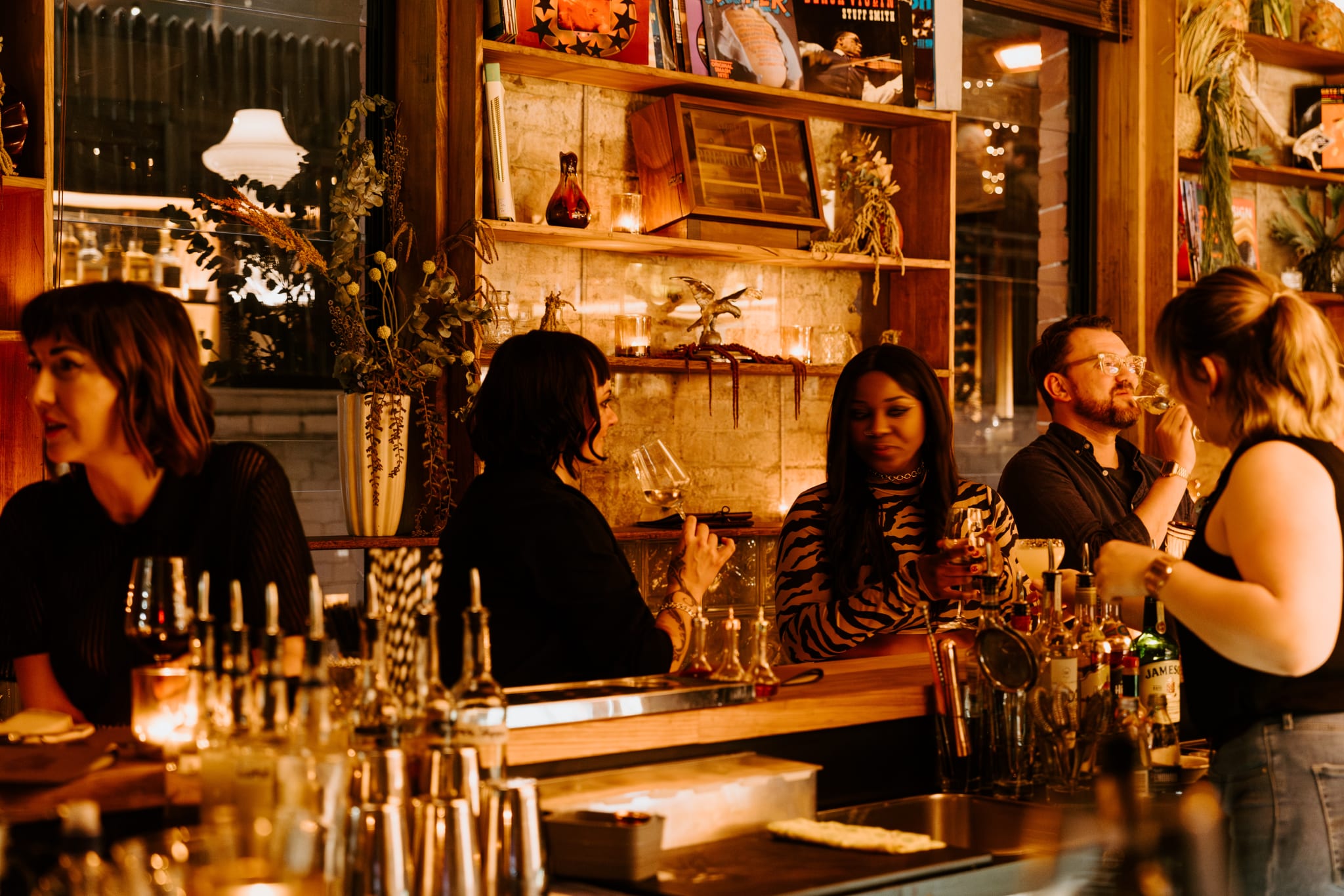 Late night drinks at Aster.