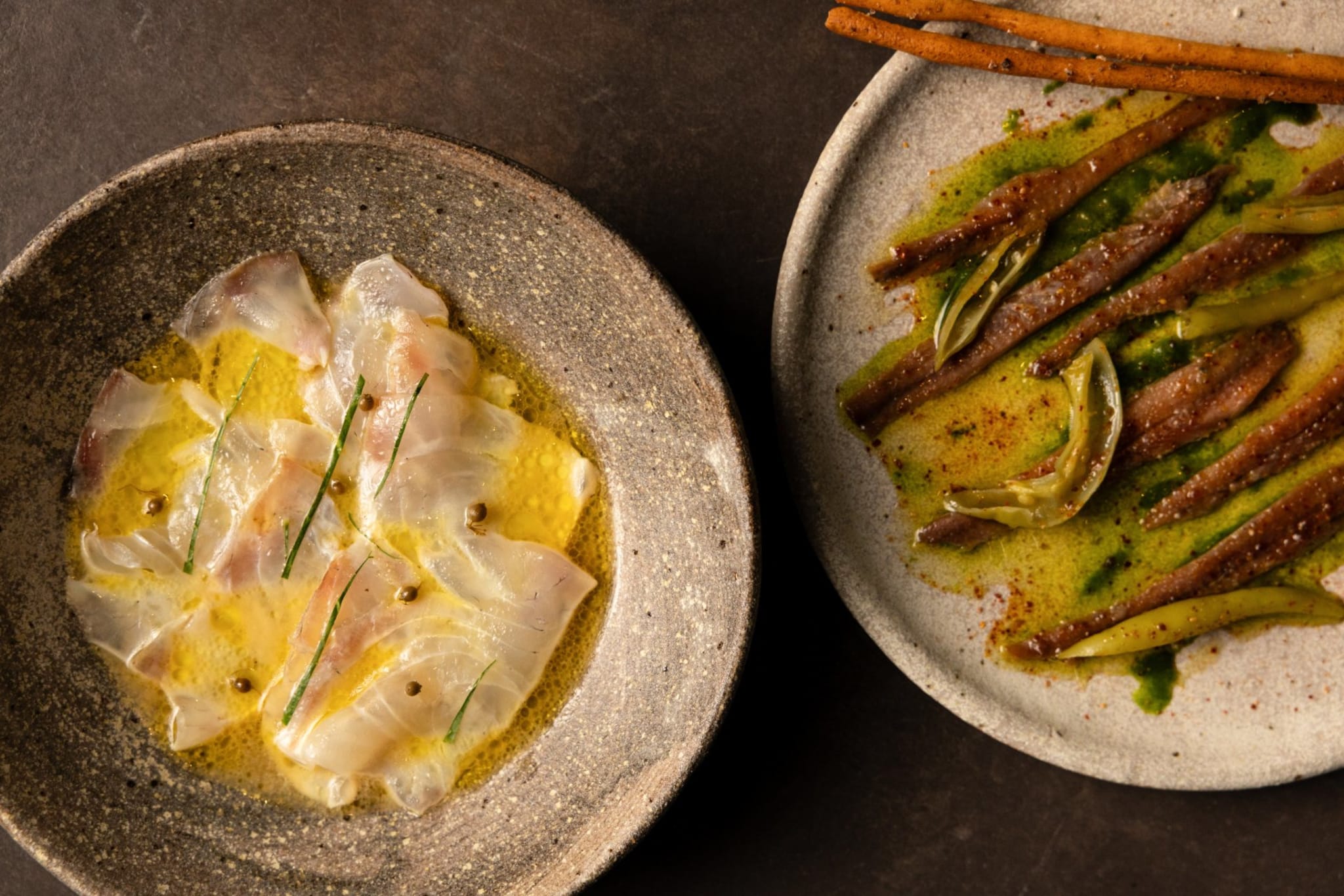 Snapper crudo at Suze (image: Warren Davel).