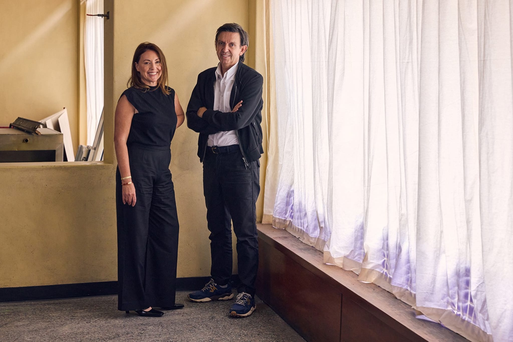 Jo McGann and Andrew McConnell at Cote Basque